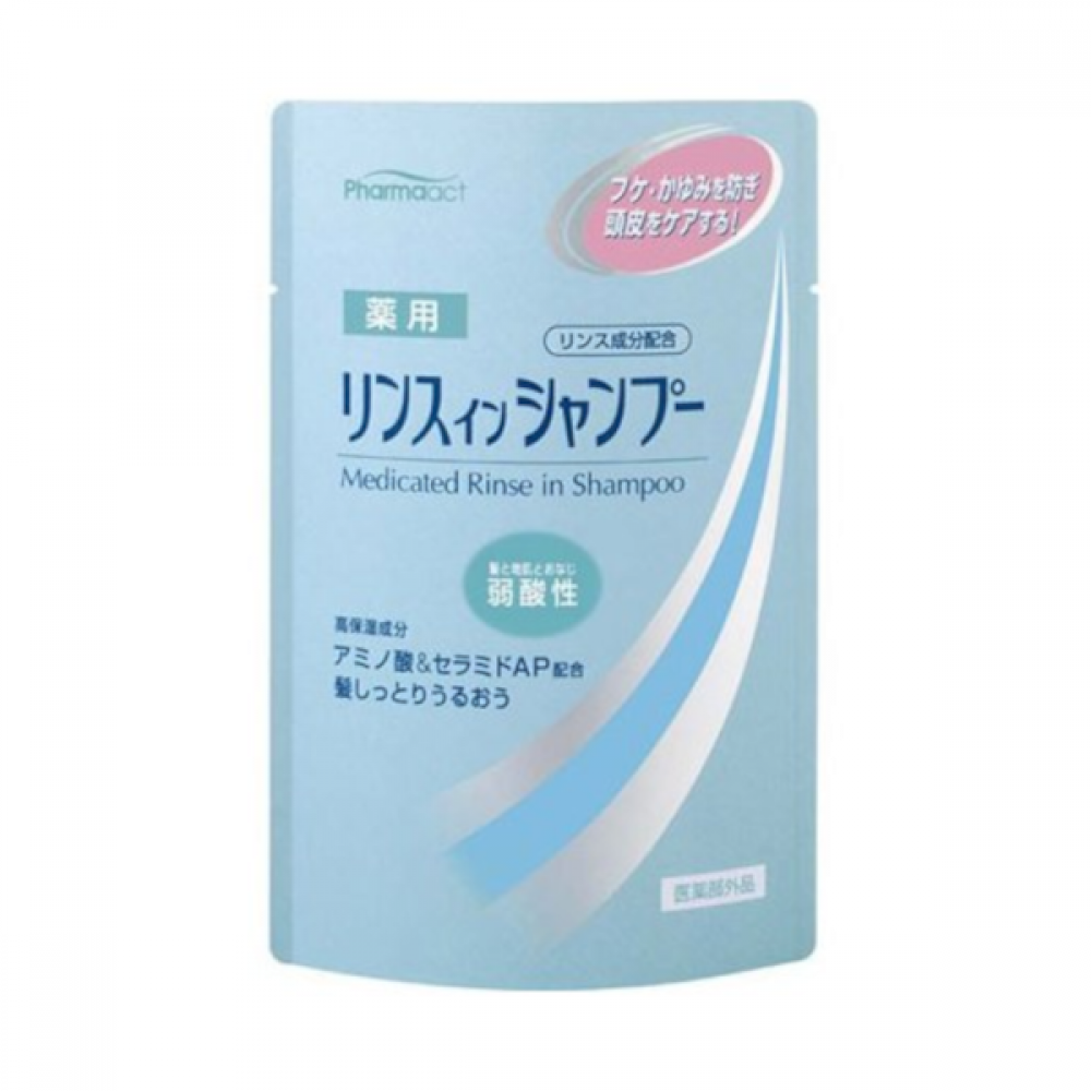 KUMANO COSME - Pharmaact Medicated Rinse In Shampoo Weak Acidity Refill - Normal - 350ml