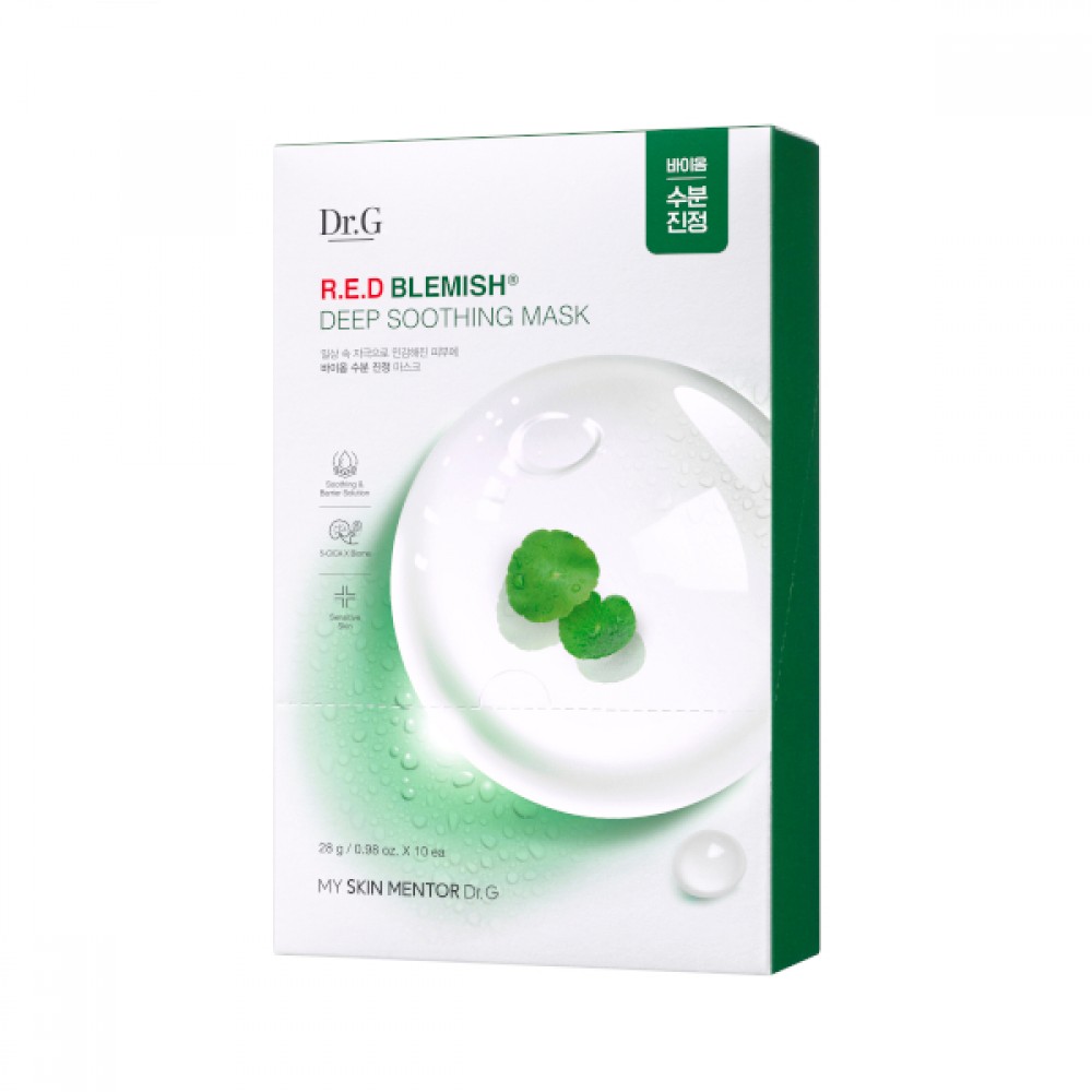 Dr.G - R.E.D Blemish Cool Soothing Mask - 10ea