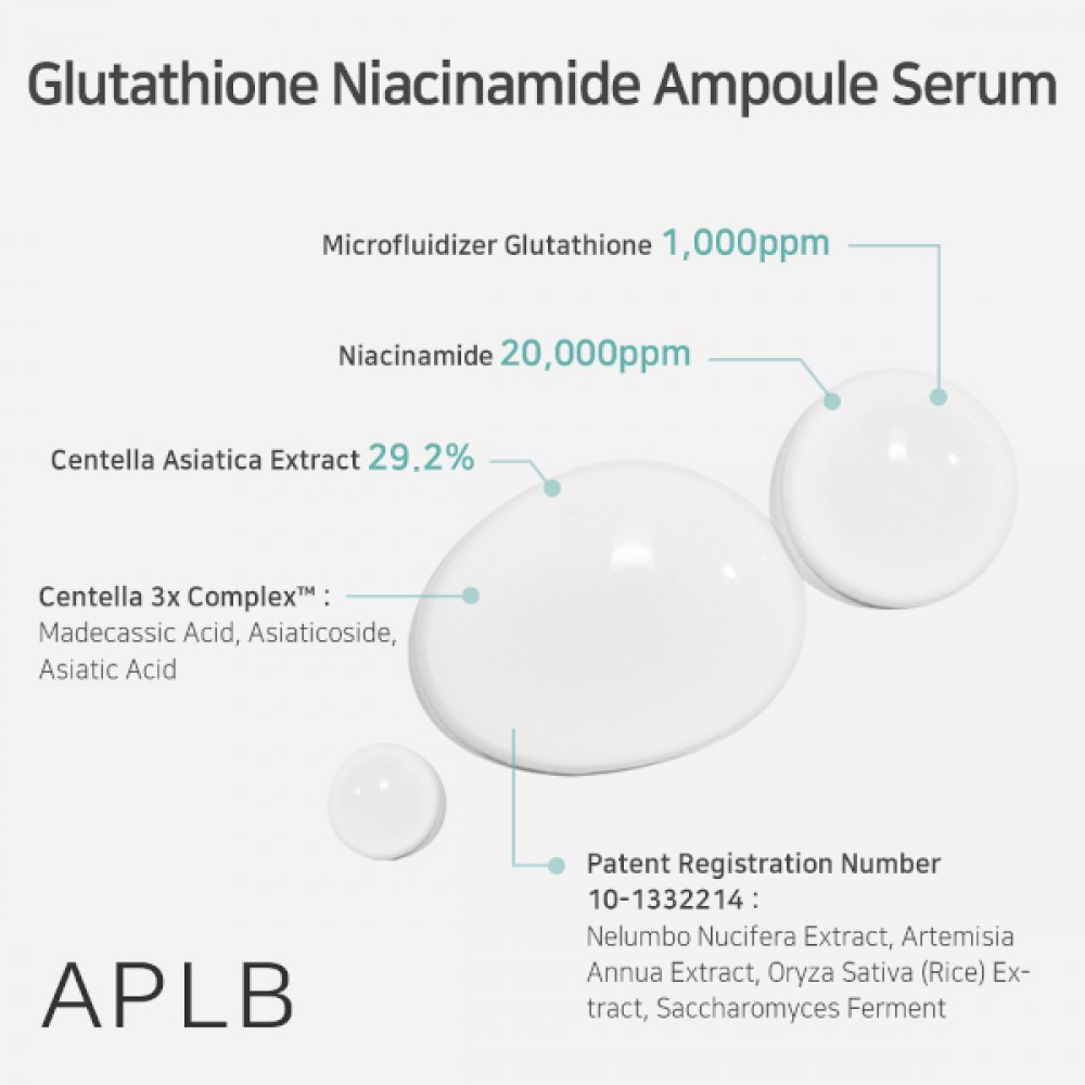 APLB - Glutathione Niacinamide Ampoule Serum - 40ml