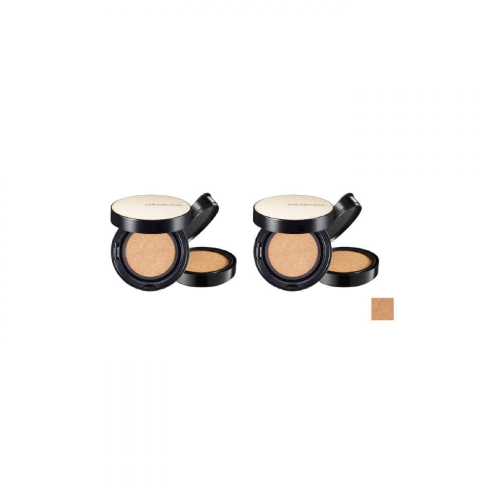 Jung Saem Mool - Essential Skin Nuder Long Wear Cushion - 14g+14g - Medium Deep (2ea) Set