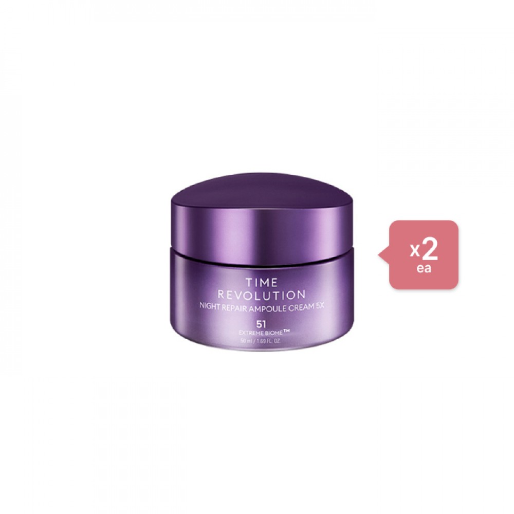 MISSHA Time Revolution Night Repair Ampoule Cream 5X - 50ml (2ea) Set