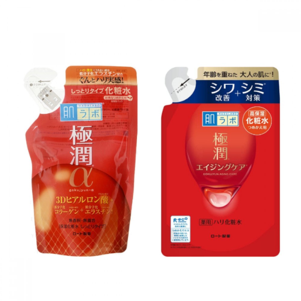 Rohto Mentholatum - Hada Labo - Gokujyun Alpha Lotion Refill - 170ml - 2021 Version