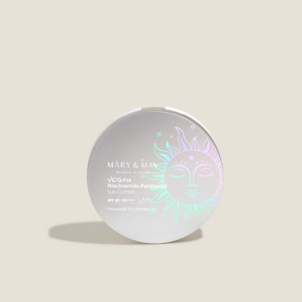 Mary&May - Vegan Niacinamide Panthenol Sun Cushion SPF50+ PA++++ - 25g