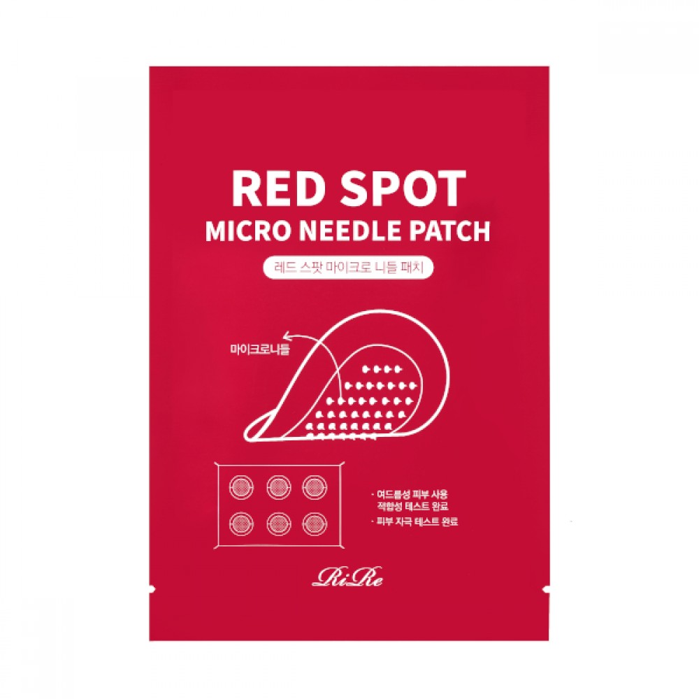RiRe - Red Spot Micro Needle Patch - 6 patches