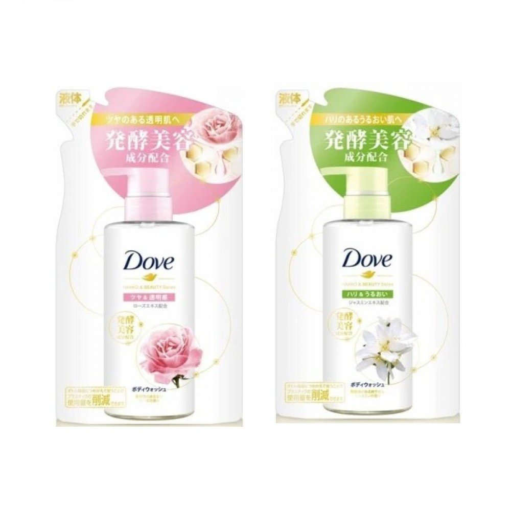 Dove - Hakko & Beauty Body Wash Refill - 340ml