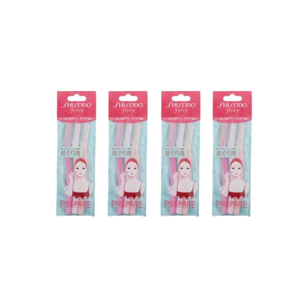 Shiseido - Prepare Face Shaving L - 3 pcs (4ea) Set