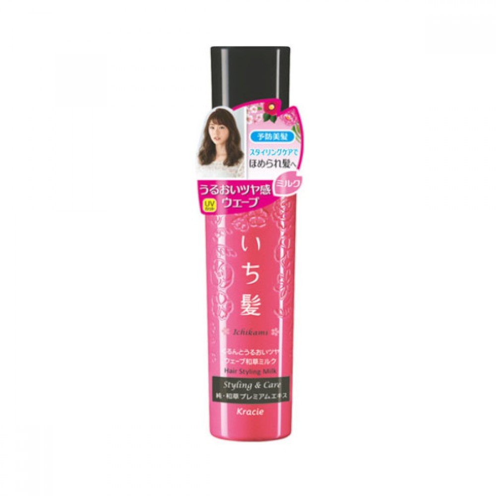 Kracie - Ichikami Hair Styling Milk For Wave Hair - 150ml