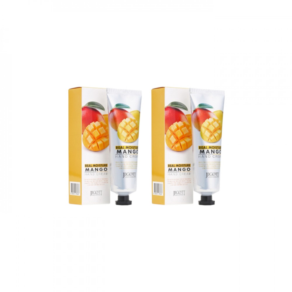 Jigott - Real Moisture Hand Cream - Mango - 100ml (2ea) Set