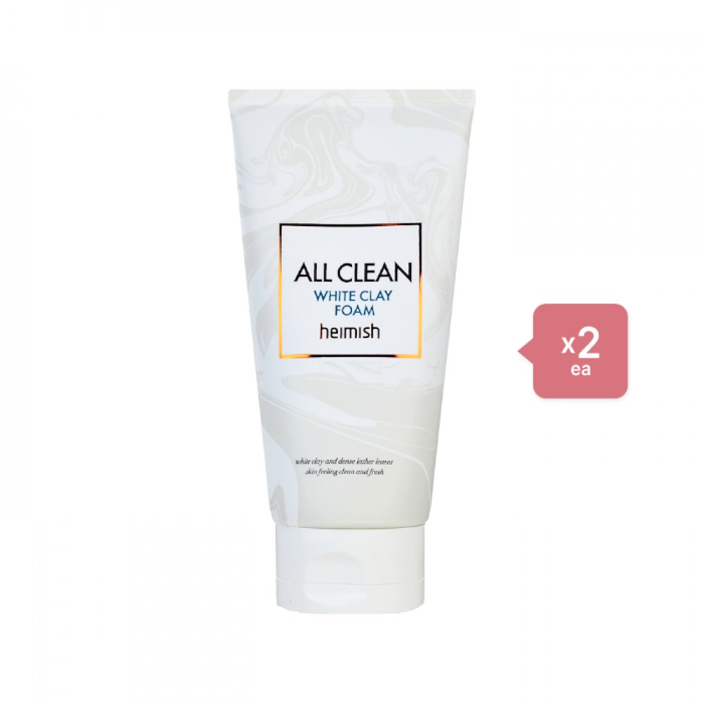 heimish All Clean White Clay Foam - 150g (2ea) Set