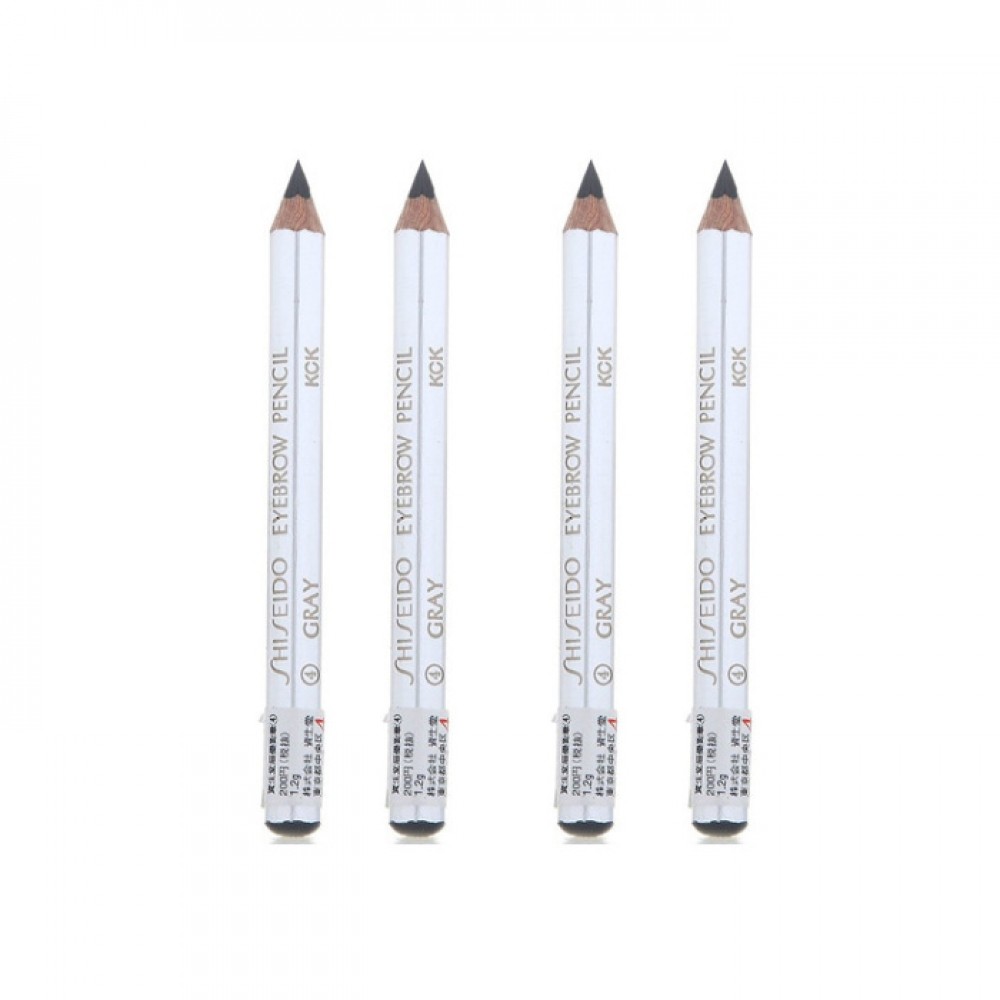 Shiseido - Eyebrow Pencil - 04 Grey (4ea) Set