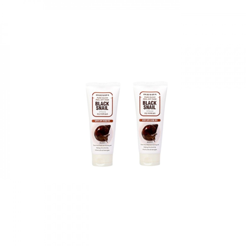 Jigott - Pure Clean Peel Off Pack No.Black Snail - 180ml (2ea) Set