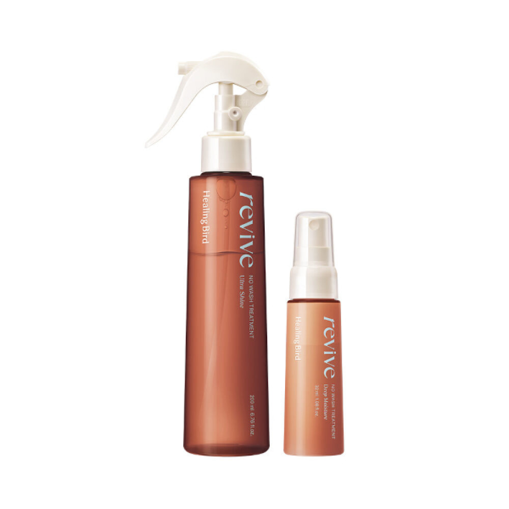 Healing Bird - Revive No Wash Treatment Ultra Shine Set - 1 set (2 items)