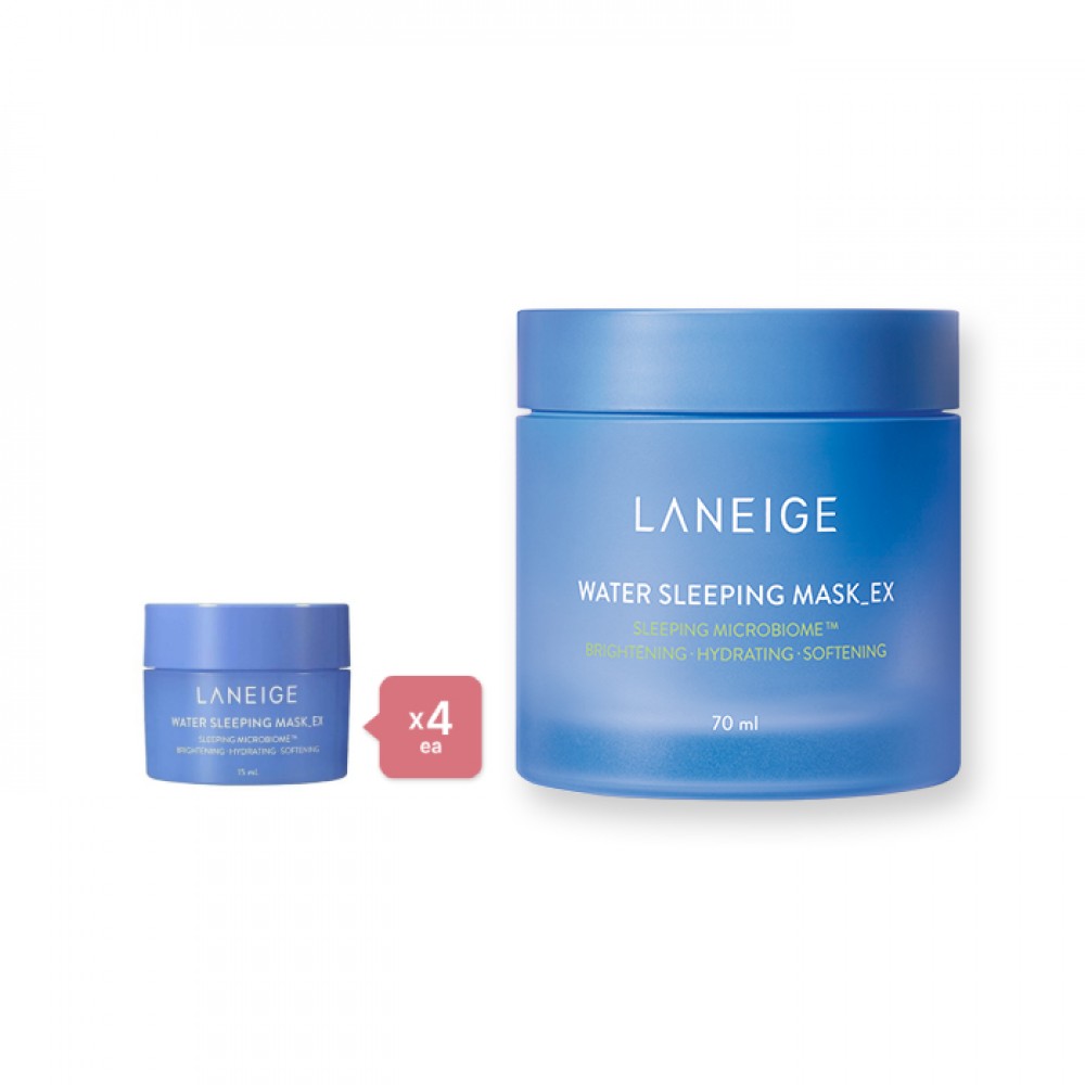 LANEIGE - Water Sleeping Mask EX - 70ml (1ea) + 15ml (4ea) Set
