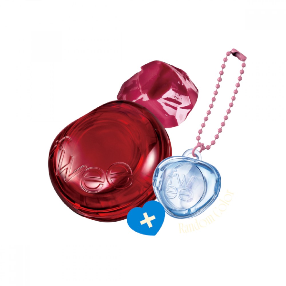 Fwee - Lip & Cheek Glowy Jelly Pot + Pendant Keyring (Random Color) Set - 4g
