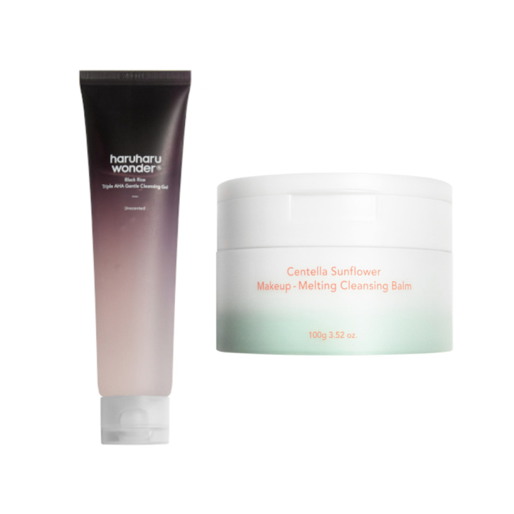 Haruharu WONDER - Double Cleansing Duo Set