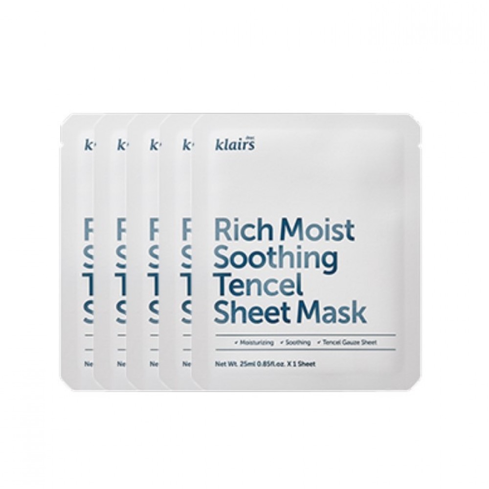 Dear, Klairs - Rich Moist Soothing Tencel Sheet Mask