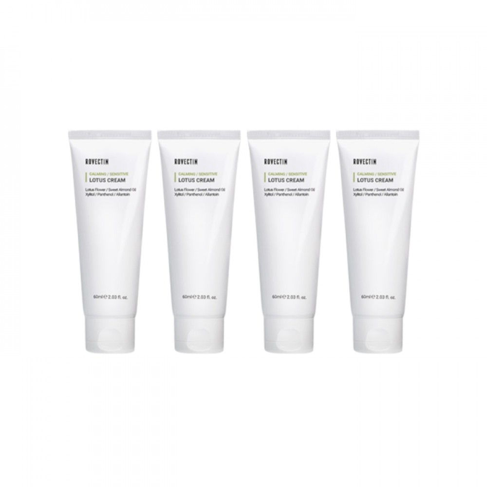 ROVECTIN - Calming Lotus Cream (New Version) - 60ml (4ea) Set