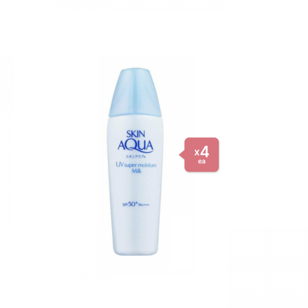 Rohto Mentholatum Skin Aqua UV Super Moisture Milk (4ea) Set
