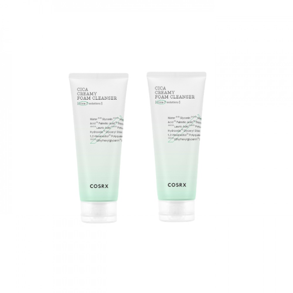 COSRX Pure Fit Cica Creamy Foam Cleanser - 150ml (2ea) Set