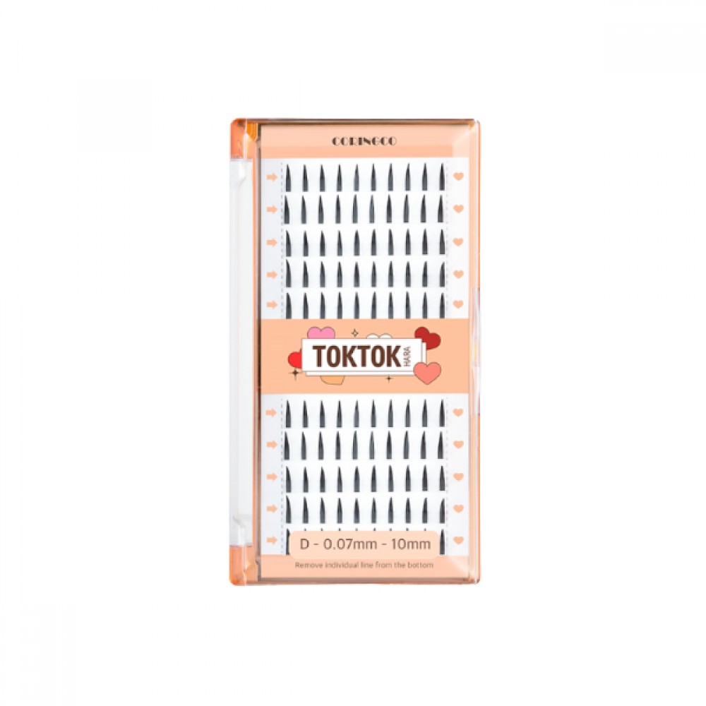 CORINGCO - Toktok-Hara Bold Eyelash - 100pcs