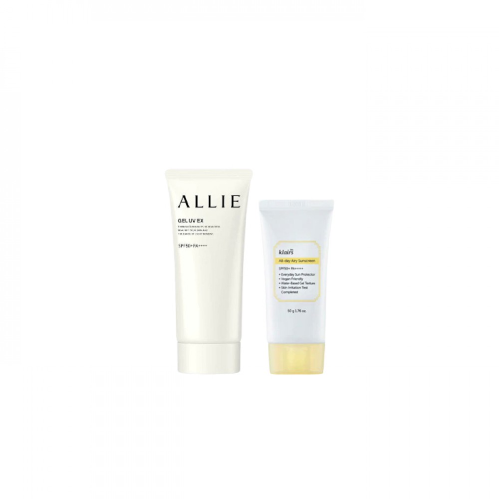 Dear; Klairs - All-day Airy Sunscreen SPF50+ PA++++ - 50g X Kanebo - Allie Gel UV EX SPF50+ PA++++ - 90g (New Version of ALLIE - Extra UV Gel SPF50+ PA++++ - 90g)