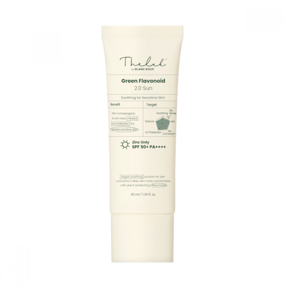 THE LAB by blanc doux - Green Flavonoid 2.0 Sun SPF50+ PA++++ - 40ml
