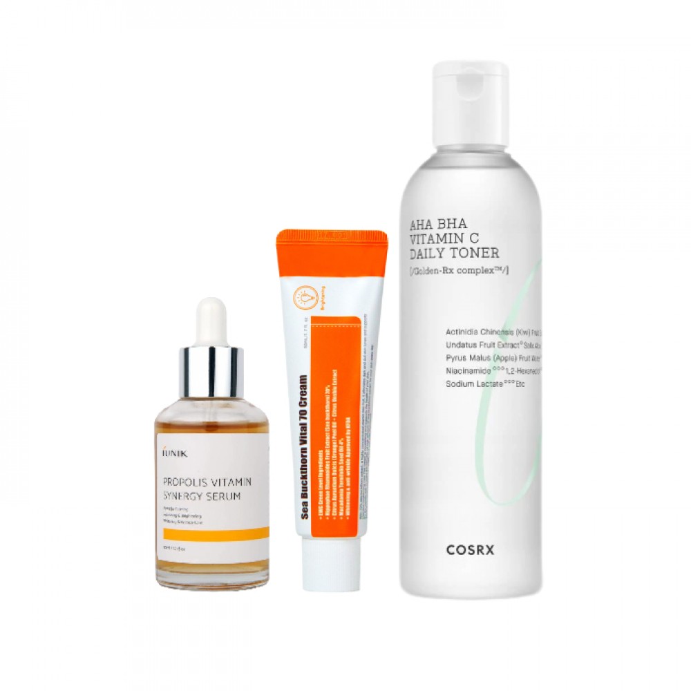 COSRX x iUNIK x Purito SEOUL Brightening Set