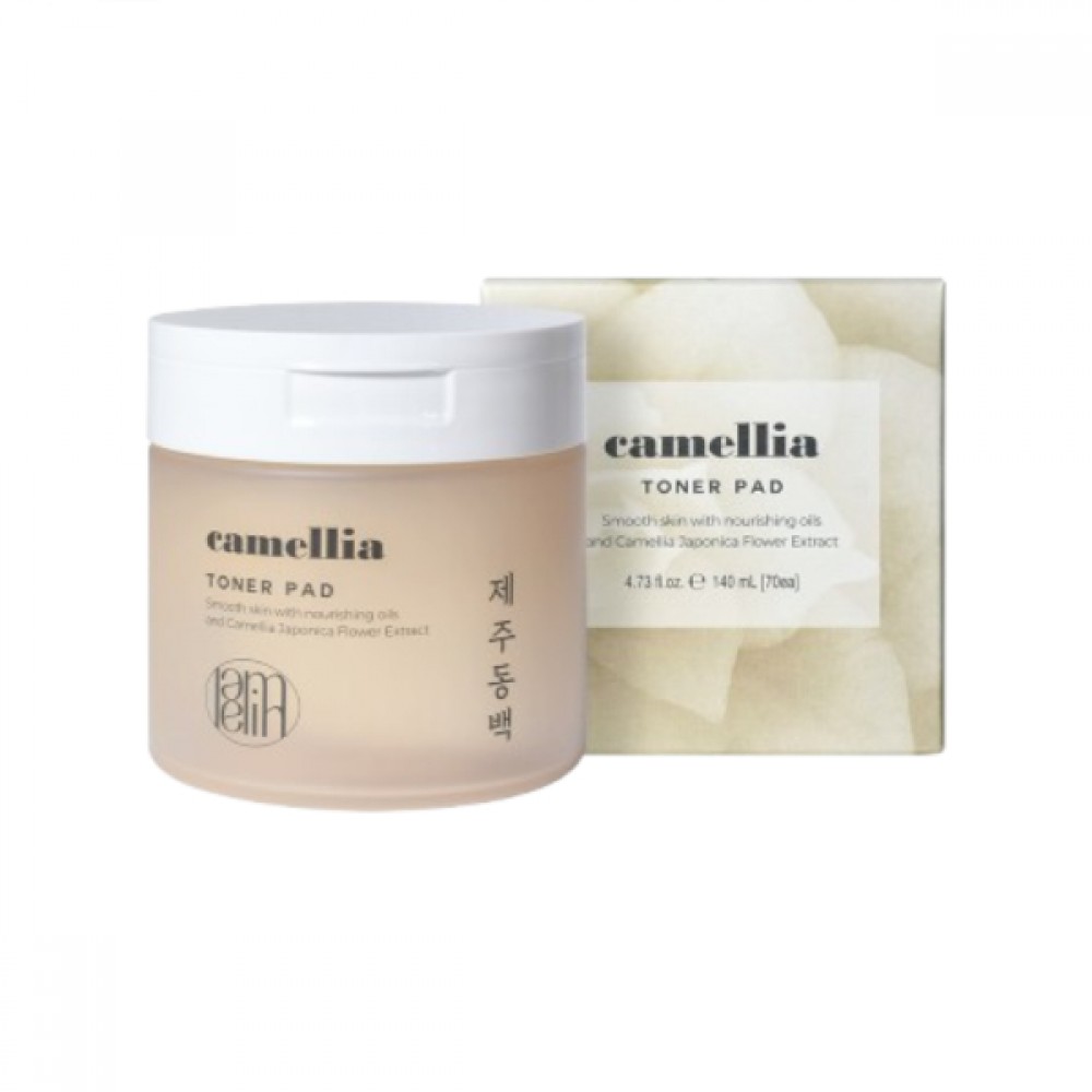 LAMELIN - Camellia Toner Pad - 140ml/70ea