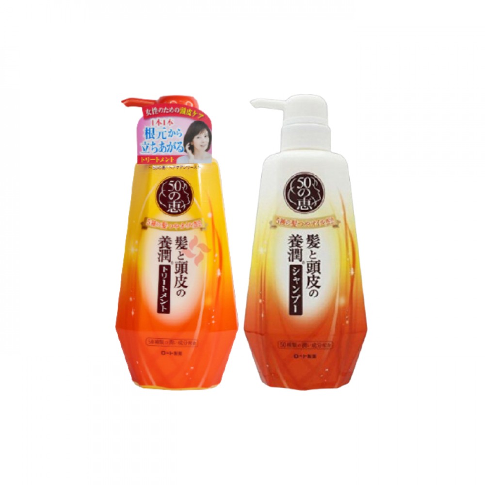 Rohto Mentholatum - 50 Megumi Fragile Hair Care Set