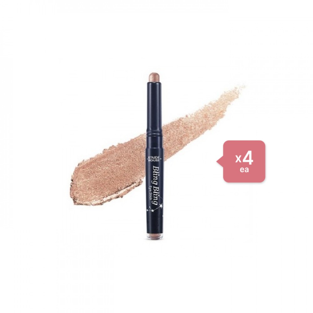 ETUDE - Bling Bling Eye Stick - No.16 Pink Meteor Shower (4ea) Set
