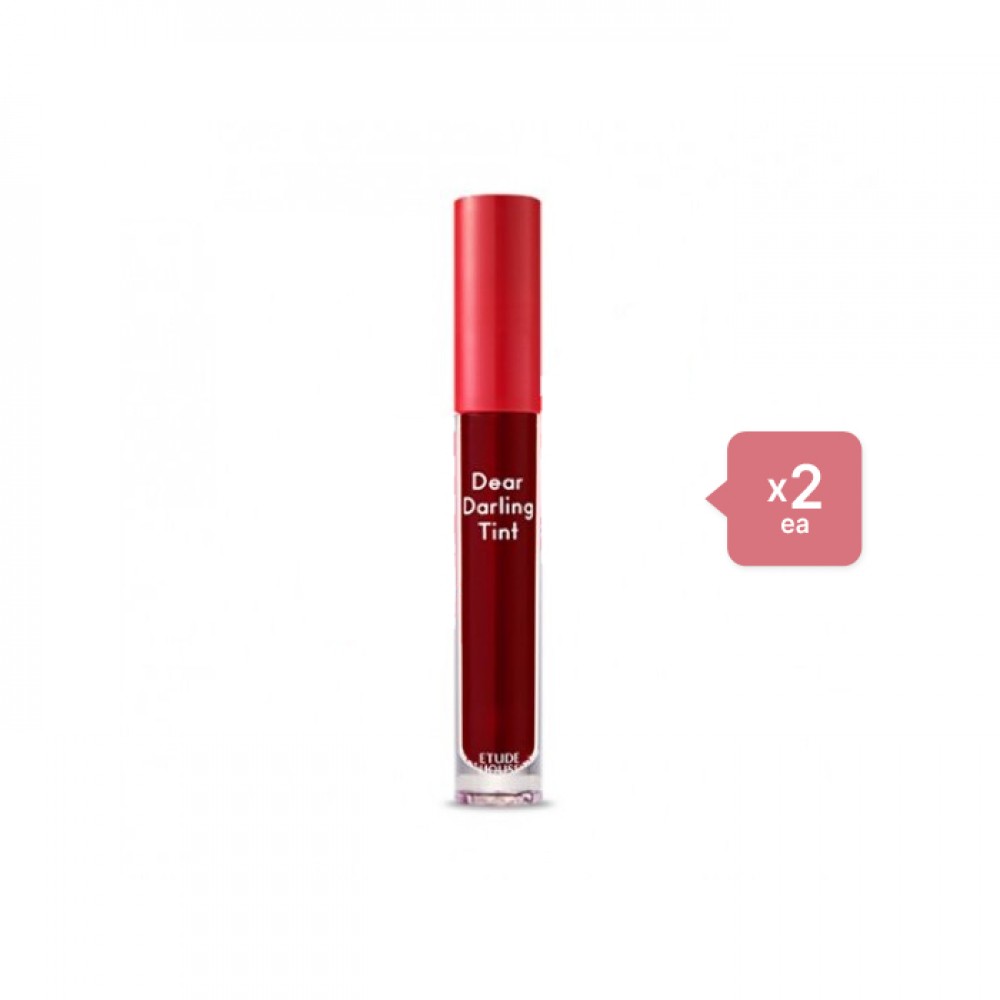ETUDE - Dear Darling Water Gel Tint - OR204 Cherry Red/5g (2ea) Set