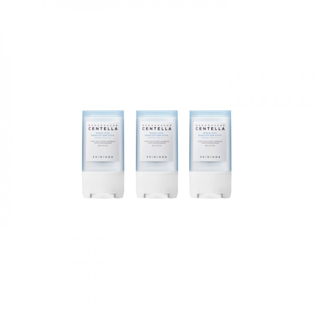 SKIN1004 Madagascar Centella Hyalu-Cica Silky-Fit Sun Stick SPF50+ PA++++ - 20g (3ea) set