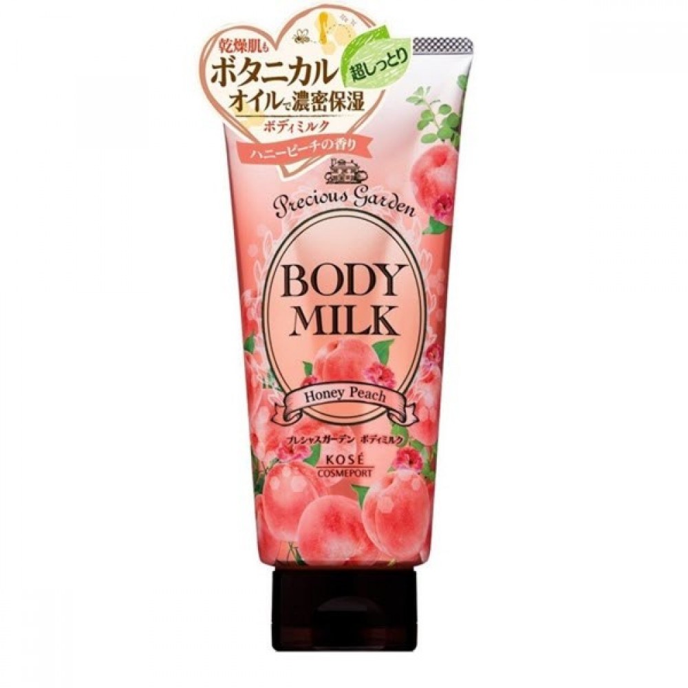 Kose - Precious Garden Body Milk - Honey Peach - 200g