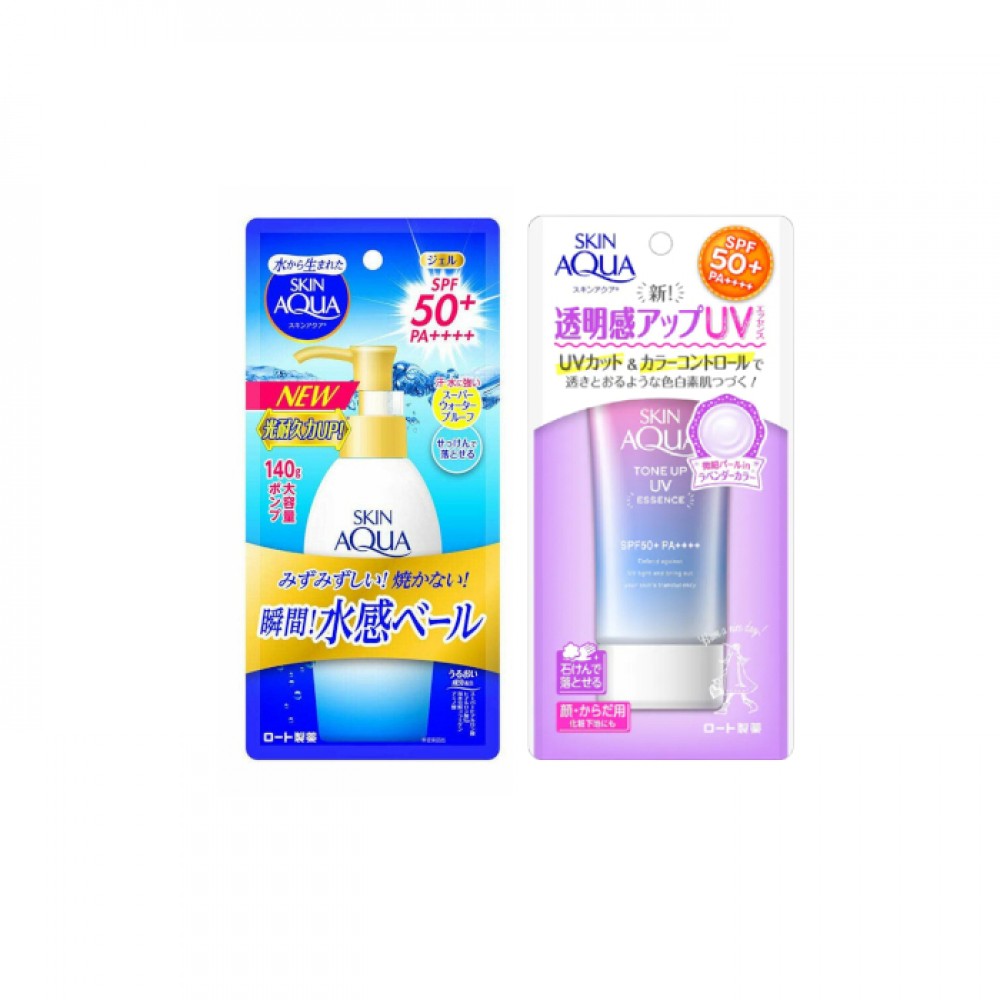 Rohto Mentholatum - Skin Aqua Sunscreen x Tone Up Set