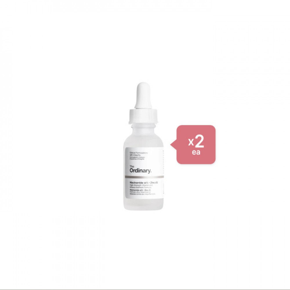 The Ordinary - Niacinamide 10% + Zinc 1% - 30ml (2ea) Set