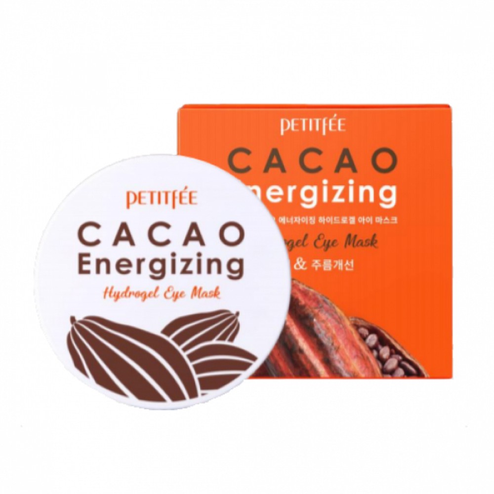 PETITFEE - CACAO Energizing Hydrogel Eye Mask - 84g (60pcs/30pairs)