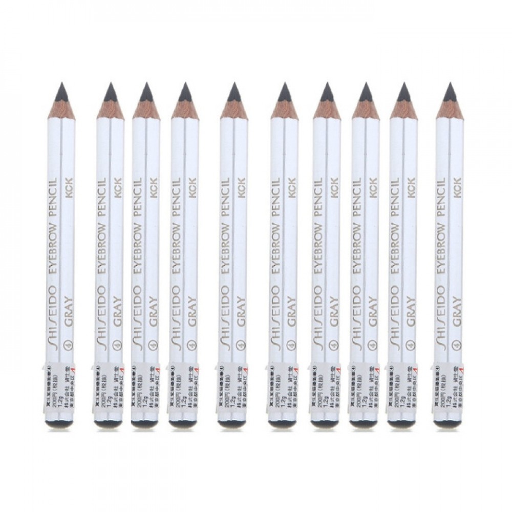 Shiseido - Eyebrow Pencil - 04 Grey (10ea) Set