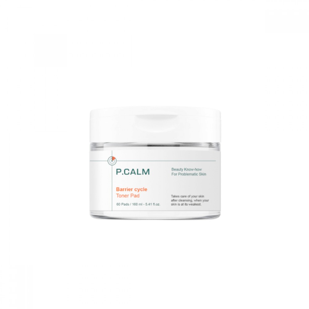 P.CALM - Barrier Cycle Toner Pad - 160ml / 60pads