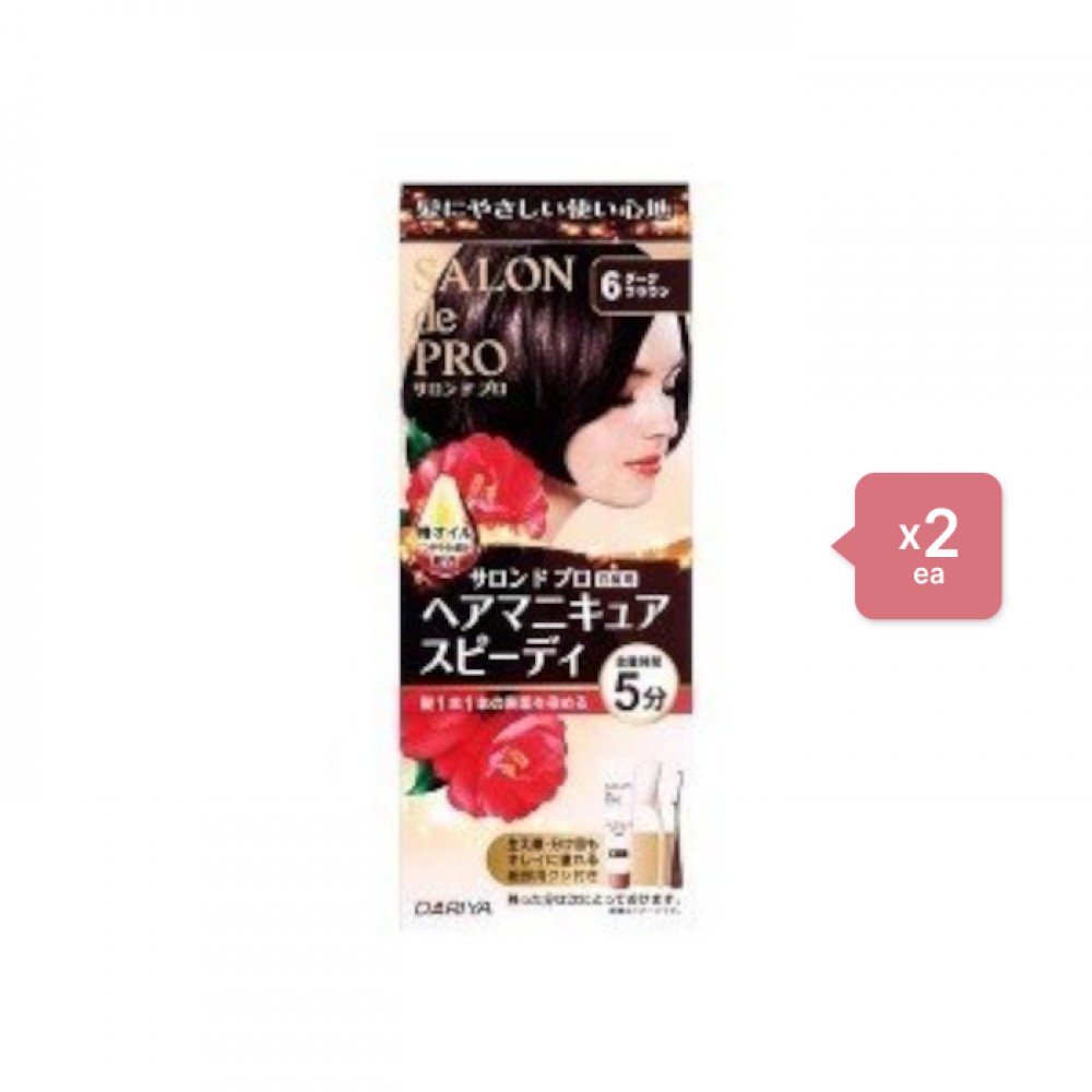 Dariya - Salon De Pro Speedy Hair Manicure - 1box - 6 (2ea) Set