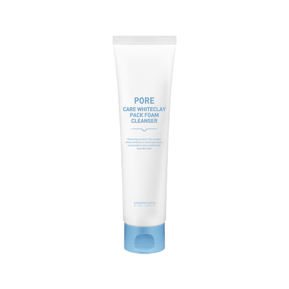 SWANICOCO - Pore Care Whiteclay Pack Foam Cleanser - 100ml