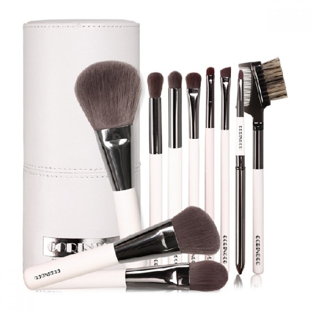 CORINGCO - Ash Brown Professional 10 Brush Set - 10pcs