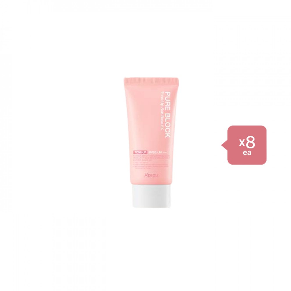A'PIEU - Pure Block Tone-up Sun Base SPF50+ PA+++ - 50ml (8ea) Set