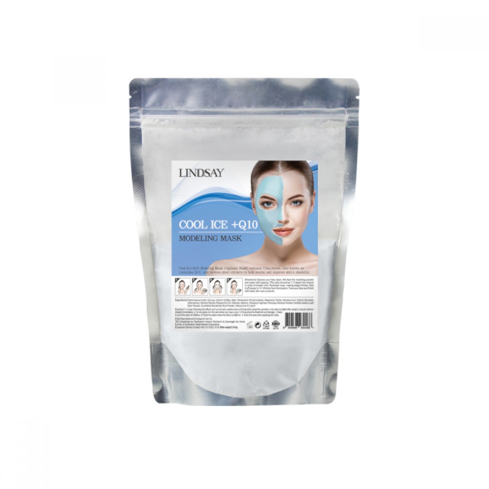 LINDSAY - Cool Ice+Q10 Modeling Mask (Zipper) - 240g