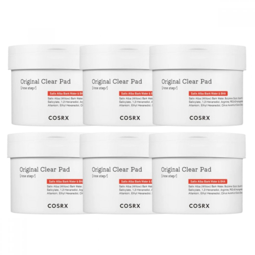 COSRX - One Step Original Clear Pad - 70 pads (6ea) Set