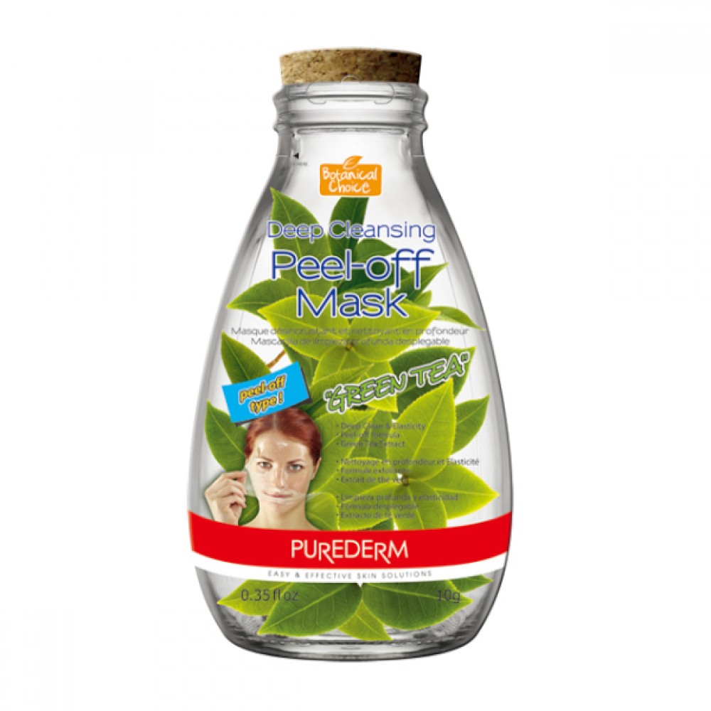 PUREDERM - Deep Cleansing Peel-Off Mask - 10g - Green Tea