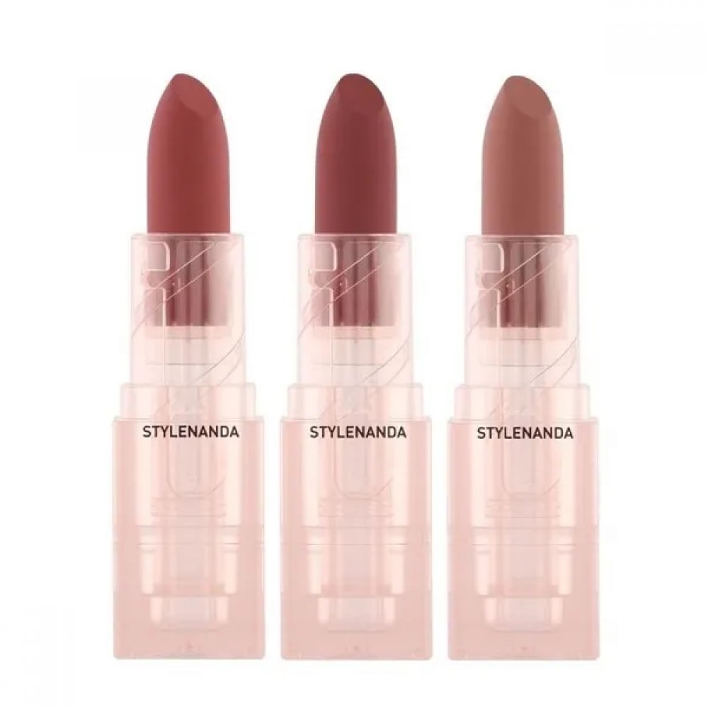 3CE - Soft Matte Lipstick Clear Layer Cool Edition - 3.5g