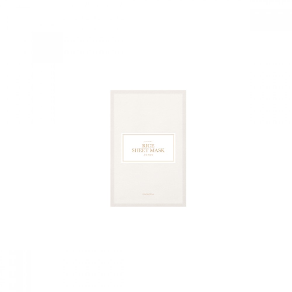 I'm From - Rice Sheet Mask - 1pc