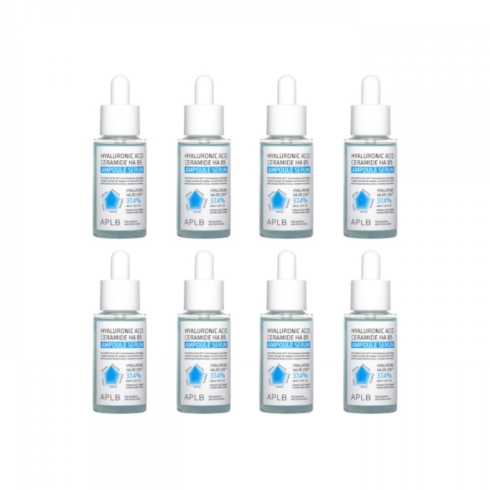 APLB - Hyaluronic Acid Ceramide HA B5 Ampoule Serum - 40ml (8ea) Set