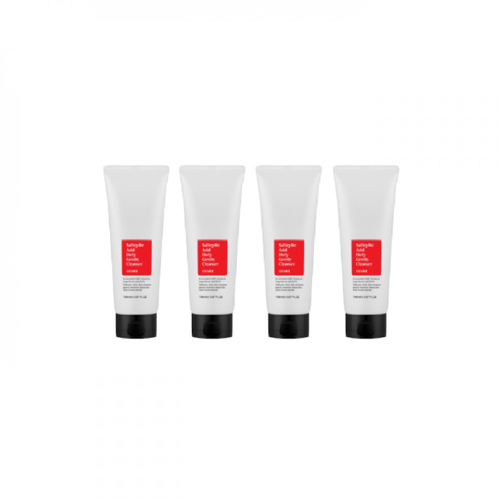 COSRX Salicylic Acid Daily Gentle Cleanser (4ea) Set