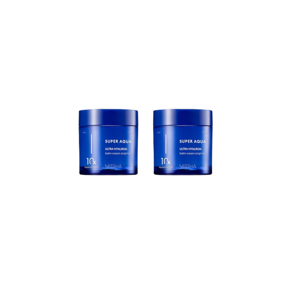 MISSHA - Super Aqua Ultra Hyalron Balm Cream - 70ml (2ea) Set